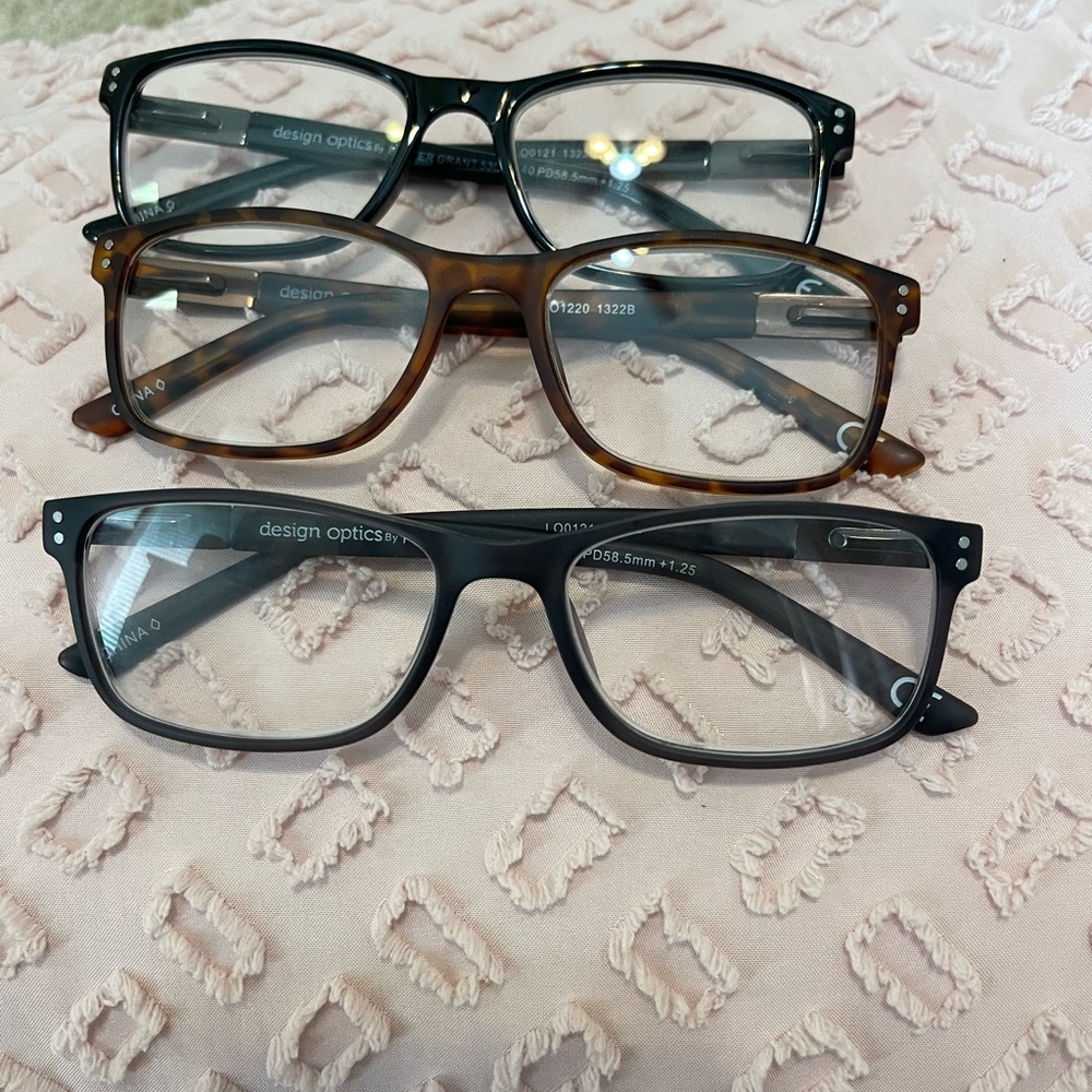 Design optics reading glasses